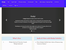 Tablet Screenshot of ekalipi.org